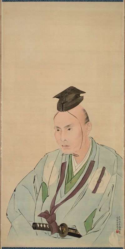 Portrait de Takami Senseki - Watanabe Kazan